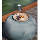 mokebo Pouf Der Kugelige Stoff 60 x 45 x 60 cm Himmelblau