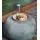 mokebo Pouf Der Kugelige Stoff 60 x 45 x 60 cm Himmelblau