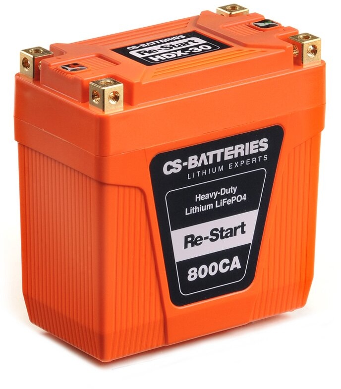 CS 12,8V Lithium 8Ah-102Wh Heavy-Duty HDX-30 Re-START Starterbatterie ...