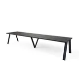 ENDO Möbel Esstisch Graphit, Rechteckig,Rechteckig, 90x75x130 cm, Esszimmer, Tische, Esstische