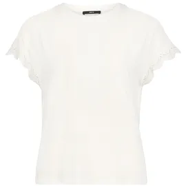 Zero Damen Shirt mit Spitze Beige 42