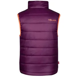 Trollkids Trondheim Weste - Mulberry / Peach - 164 cm