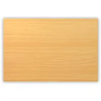 Bümö Schreibtischplatte Buche, Nachbildung,Buche, Rechteckig, 120x2.5x80 cm, FSC Mix,