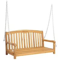 vidaXL Schaukelbank 114 x 61 x 61,5 cm Braun
