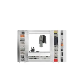 xonox.home Projekt X Garderobenschrank 273 x 34 x 193 cm weiß