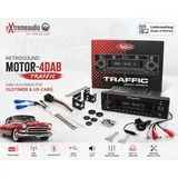 Retrosound MOTOR-4DAB Design Traffic DAB+ Autoradio Set für Oldtimer und US-Cars