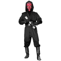 Rubie ́s Kostüm Star Wars Darth Maul Deluxe, Original lizenziertes Kostüm aus dem “Star Wars”-Universum schwarz L