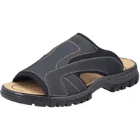 Rieker Pantolette, Sommerschuh, Schlappen, Poolslides, mit markanter Laufsohle Rieker schwarz