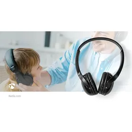 Nedis On-Ear Kopfhörer Schwarz