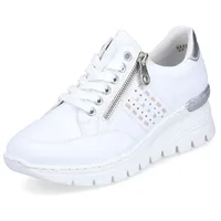 Rieker Wedgesneaker Damen Weiß 41
