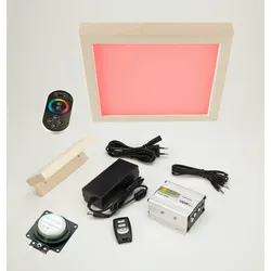 Infraworld Set - LED Farblicht Sion 1A, Audiosystem, Lautsprecher Slim