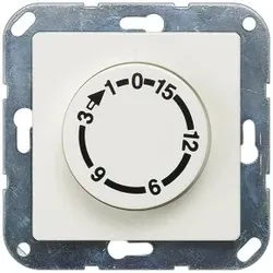 Siemens 5TT1011 DELTA i-system Zeitschaltuhr mit 15min Laufzeit, 2-polig, titanweiß