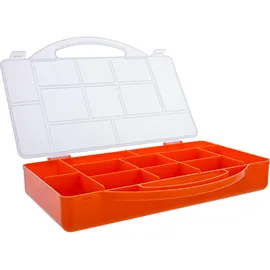 InLine Kleinteilebox 11 Fächer, Abmessungen: 271x186x40mm, orange