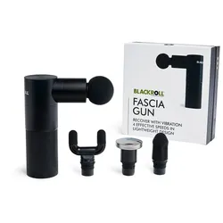 Blackroll Massagepistole Fascia Gun mit 4 Aufsätzen - schwarz