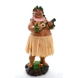 DIXIE STORE Wackelfigur Auto Lustig Hawaii Deko Auto - 18cm Wackelfigur Auto Gadget - Wackeldackel fürs Auto Deko Innen - Autos Spielzeug - Auto Innenraum Zubehör Innenraum Deko - Leilani Boy