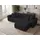 GRAINGOLD Ecksofa Nork Schwarz Rechts