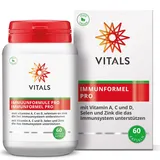 Vitals - Immunformel Pro 60 Kapseln mit Quercetin, Lecithin, Vitamin A, Vitamin C, Vitamin D3, Vitamin K2, Selen und Zink. 100% Vegan. Die wichtigsten Nährstoffe für die Widerstandsfähigkeit.