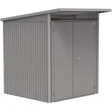 1,8 x 1,8 m quarzgrau-metallic Doppeltür