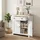 Homcom Sideboard 78,5 x 80 x 35 cm Weiß