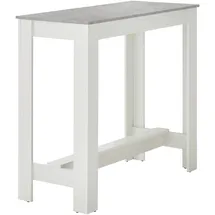 Stolkom Modesto Bartisch 115 x 103 x 50 cm Beton/Weiß