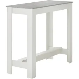 Stolkom Modesto Bartisch 115 x 103 x 50 cm Beton/Weiß