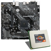 Mainboard Bundle | AMD Ryzen 5 4500 6x3600 MHz, ASUS Prime A520M-K, 1x M.2 Port, 4X SATA 6Gb/s, USB 3.2 Gen1 | Tuning Kit | CSL PC Aufrüstkit