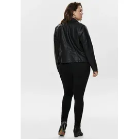 ONLY CARMAKOMA Caremmy FAUX LEATHER Biker Noos Jacke, 'Emmy' - Schwarz - 3XL,XXXL