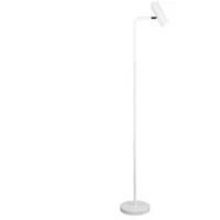 MeineWunschleuchte Stehlampe in Weiß matt, Spot Höhe 151cm