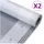 vidaXL Gitter-Abdeckplanen 2 Stk. 260 g/m2 4x15 m Weiß