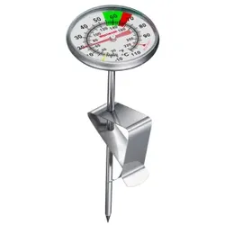 WESTMARK Thermometer mit Clip, höhenverstellbar, Optimales Thermometer mit Farbskala für die ideale Temperaturanzeige, 1 Thermometer