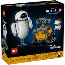LEGO Disney WALL•E & EVE – Bauset mit den Kultfiguren aus dem Disney Pixar Film