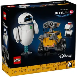 LEGO Disney WALL•E & EVE – Bauset mit den Kultfiguren aus dem Disney Pixar Film