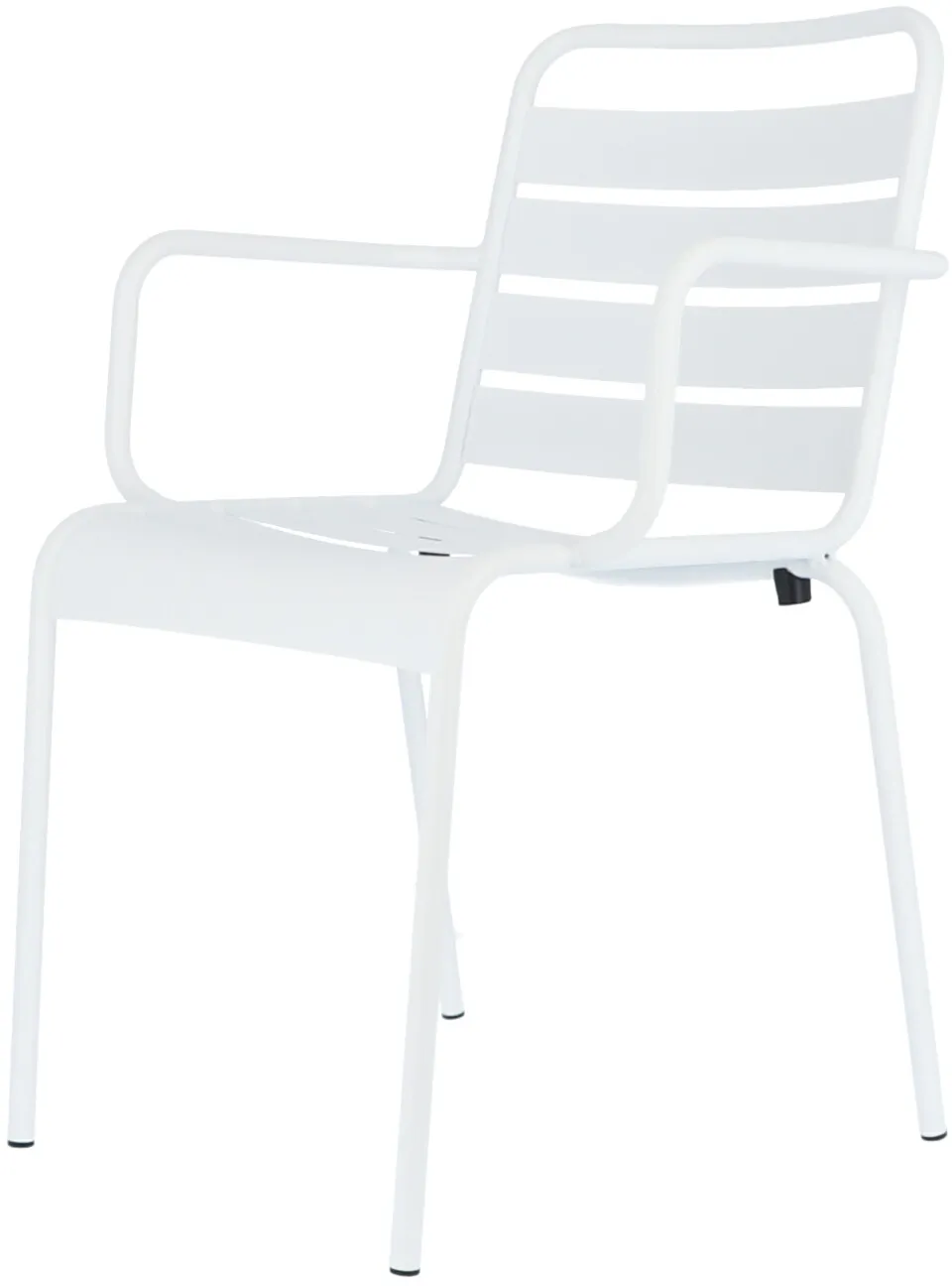 Jan Kurtz Mya Metal Stapelsessel Aluminium pulverbeschichtet - Weiß
