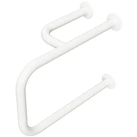 Brillantbad BELP Stützgriff Links Eisen Weiß 230x375x516 mm, 120 kg Traglast für Bad & WC >> zum Bohren