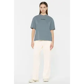 Harlem Soul HARLEM SOUL, Damen, Gr. XXL, blau (fog blau), Single Jersey, Material: 100% Baumwolle, bedruckt, regular fit normal, Rundhals, eingesetzt gerader Abschluss, Shirts Rundhalsshirt, aus Baumwolle