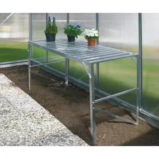 Vitavia Alutisch 121 x 54 x 76 cm aluminium 1 Ablage