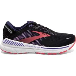 BROOKS Damen Laufschuhe Adrenaline GTS 22, Black/Purple/Coral, 36.5