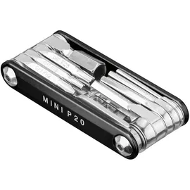 Topeak Mini P20 Multitool schwarz, 20 Funktionen