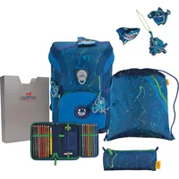 DerDieDas ErgoFlex Easy Superflash Water Splash Schultaschen-Set 5-tlg. (8509178)