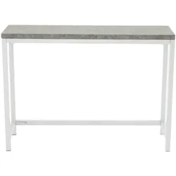 Rise Konsolentisch 30x110 cm Beton dekor, weiß.