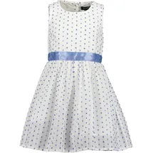 blue seven Sommerkleid BLUE SEVEN, "Blue Seven Kleid", Mädchen, Gr. 110, 0001, weiß, 100% Baumwolle, normal, Rundhals, Kleider Sommerkleid