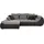 INOSIGN Ecksofa »Imola elegant und bequem, aktuelle Steppung im Sitz, L-Form«, wahlweise mit Bettfunktion,