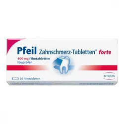 Pfeil Zahnschmerz-Tabletten forte 400mg