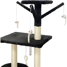 les tendances Jipsy Kratzbaum 50 x 35 x 138 cm Schwarz
