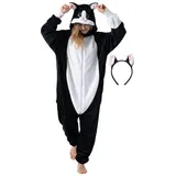 corimori Katzen-Kostüm Erwachsene L 170-180 cm