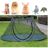 Pet Camping Zelt Laufgitter Käfig für Hunde Katzen – Vögel Papageien Laufgitter Kleine Tier Indoor/Outdoor Spielen Zelt Shelter atmungsaktiv Schildkröten Reptilien Käfig