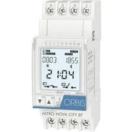 Orbis Zeitschalttechnik ASTRO NOVA CITY 230 V Hutschienen-Zeitschaltuhr digital 230 V/AC