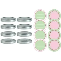 Dr. Oetker Marmeladendeckel-Set Silber