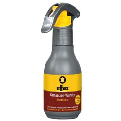 Effax Gamaschen-Wunder, Reinigt und pflegt Kunststoff, Lackleder und Gummioberflächen, 125 ml - Sprühflasche