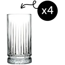 Pasabahce Elysia Longdrinkgläser Transparent 4-tlg.